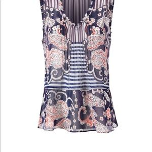 CAbi small Peplum Top